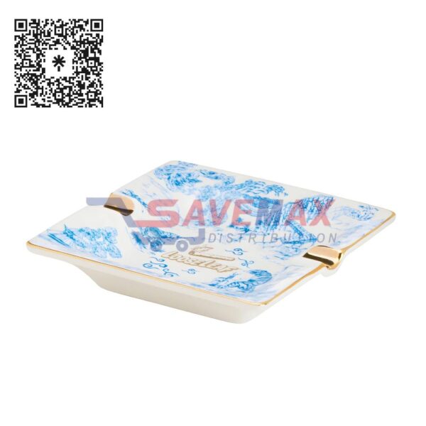 SILICONE GLASS ASHTRAY 6CT