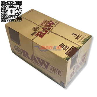 RAW ORGANIC HEMP CONE KG SIZE 32/3 CT