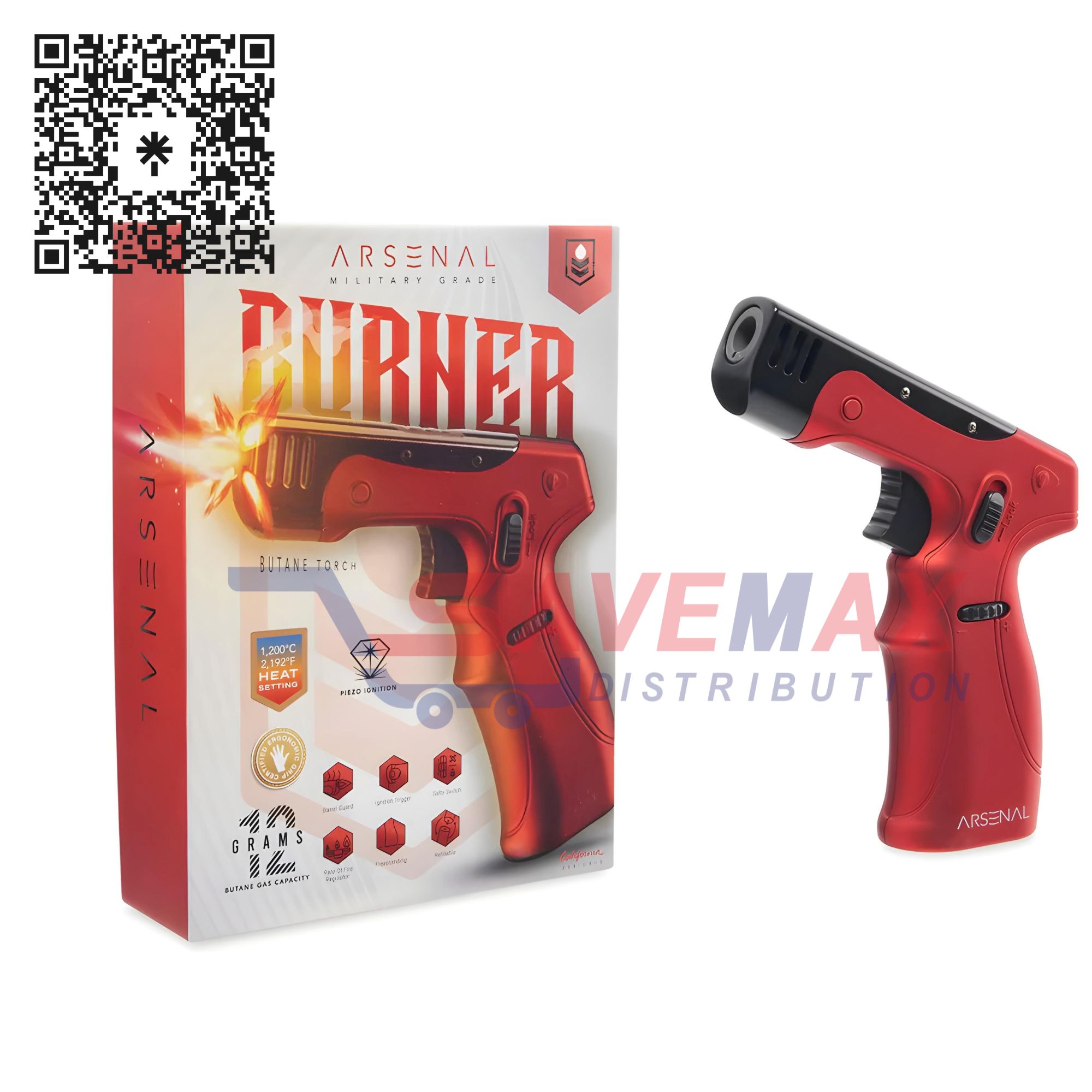 S08918 ARSENAL GUN BUTANE TORCH - Image 1