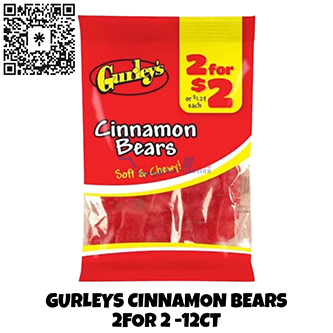 GURLEYS CINNAMON BEARS 2FOR 2 -12CT