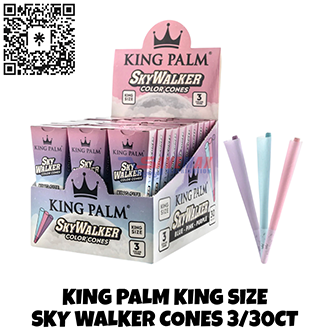KING PALM SKY WALKER CONES KING SIZE 3/30CT