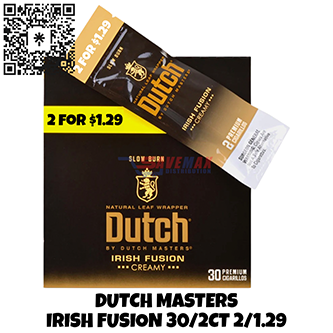 DUTCH MASTERS CGRLS IRISH FUSION 30/2CT 2/1.29