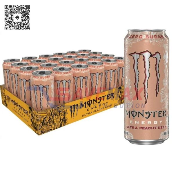 MONSTER ULTRA PEACHY KEEN 24/16OZ