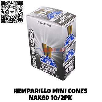 HEMPARILLO MINI CONES NAKED 10/2PK