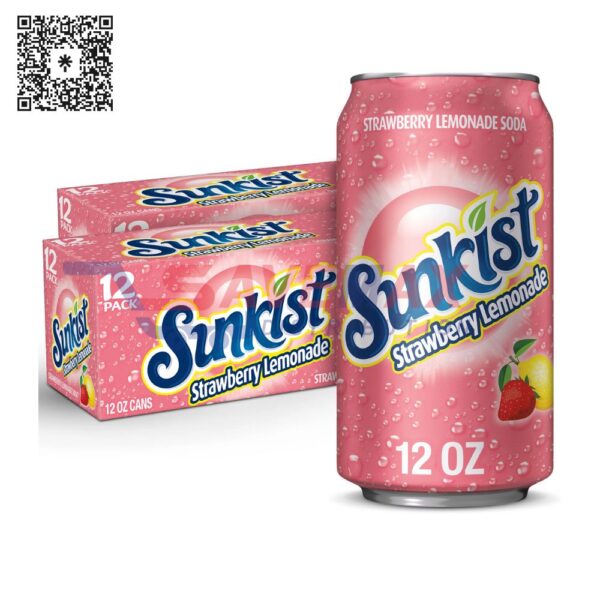 SUNKIST STRAWBERRY LEMONADE 2X12/120Z