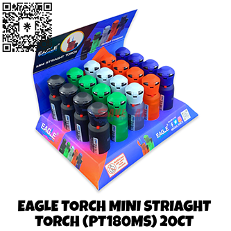 EAGLE TORCH MINI STRIAGHT TORCH 20CT (PT180MS)