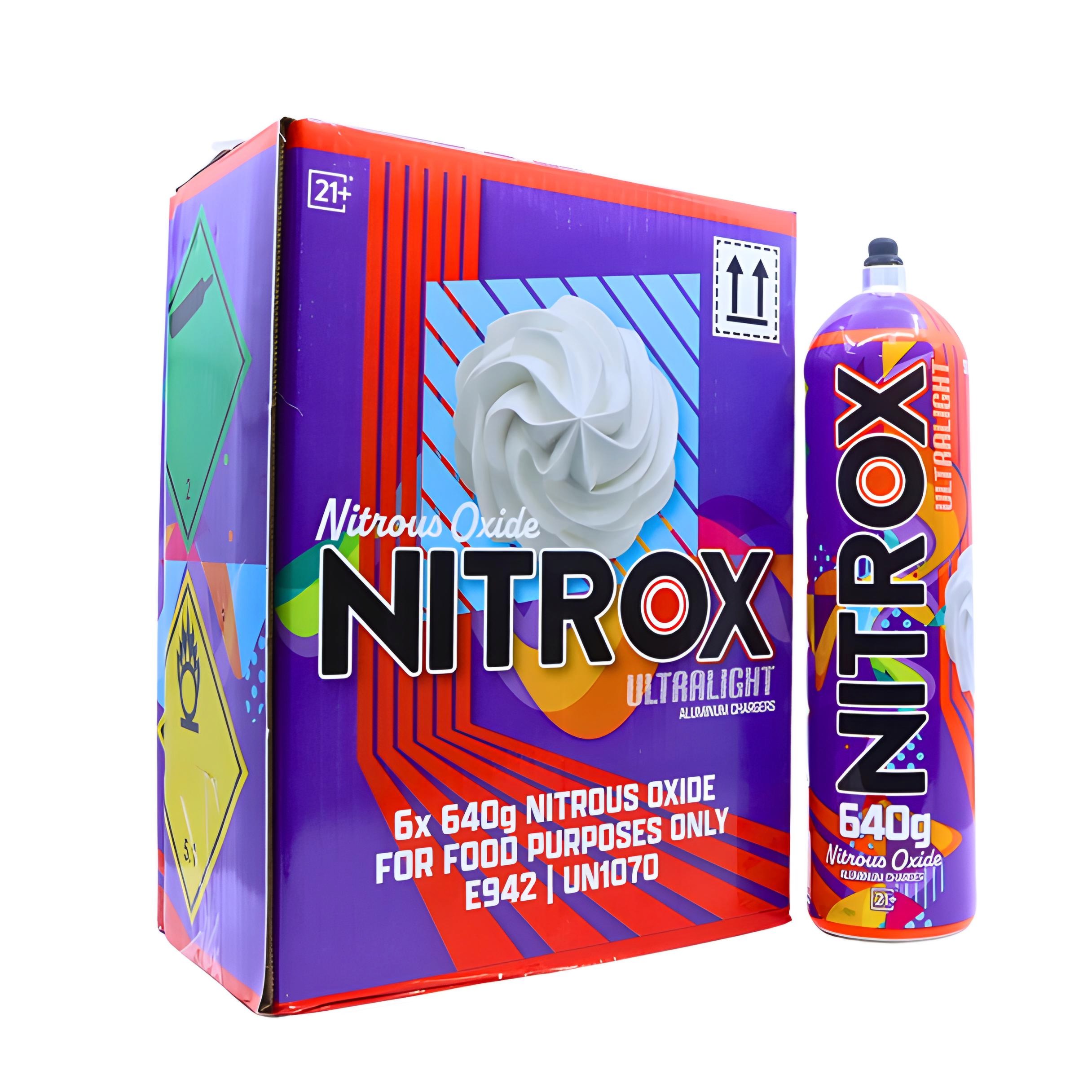 S09455.png NITROX ULTRA LIGHT N20 CREAM CYLINDERS 6/640G - Image 1