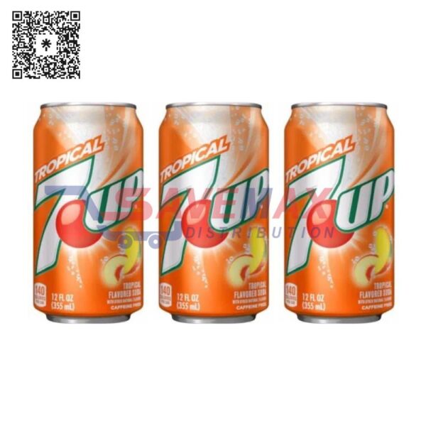7UP TROPICAL 2X12/12OZ