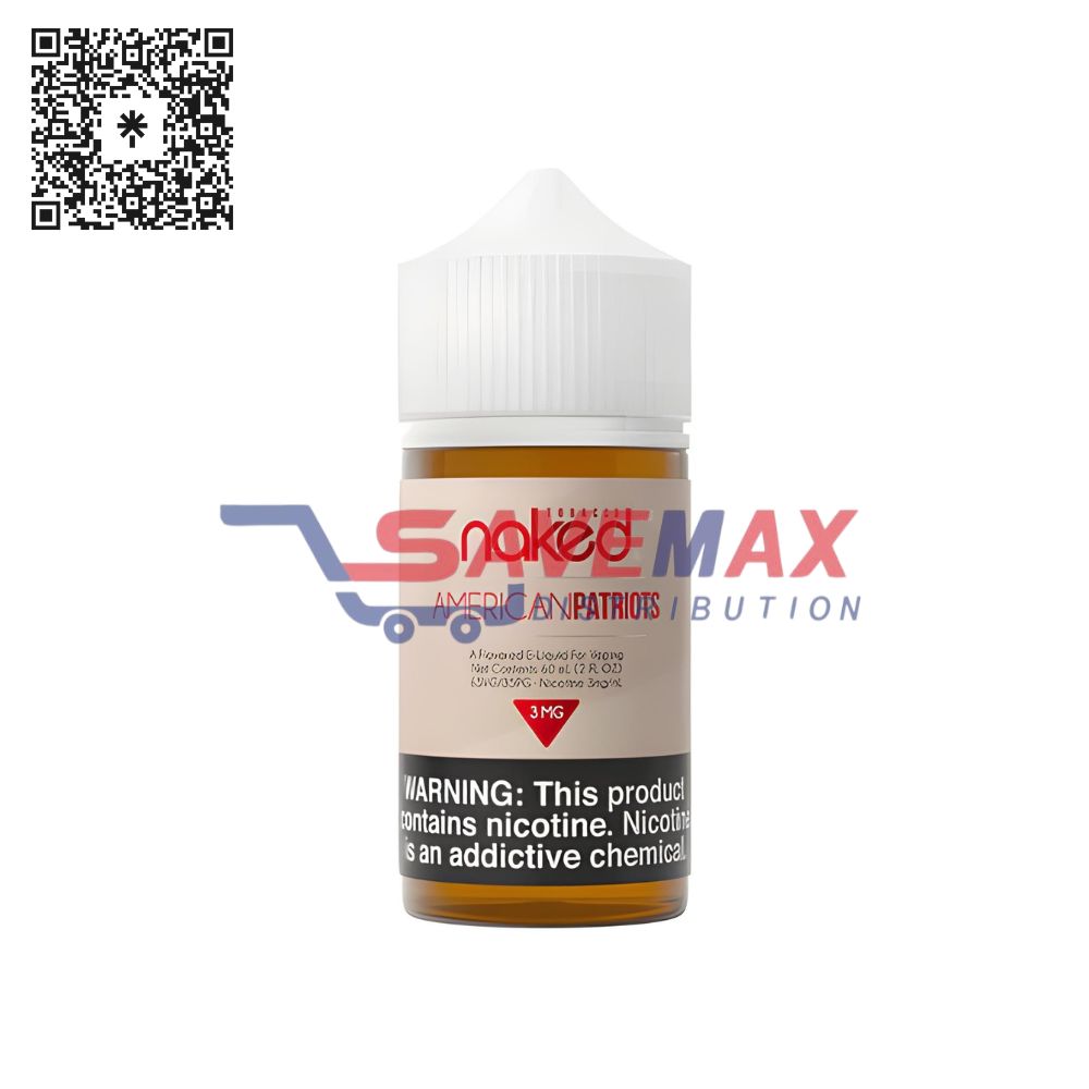 S00115 NAKED AMERICAN PATRIOTS 60ML 6MG - Image 1