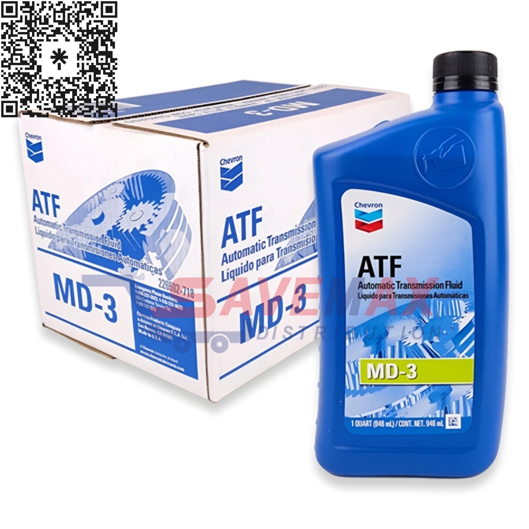 S00414 CHEVRON ATF MD-3 12/1QT - Image 1