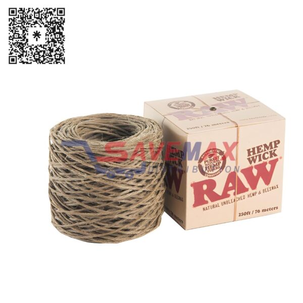 RAW HEMP WICK BALL 250FT/1CT