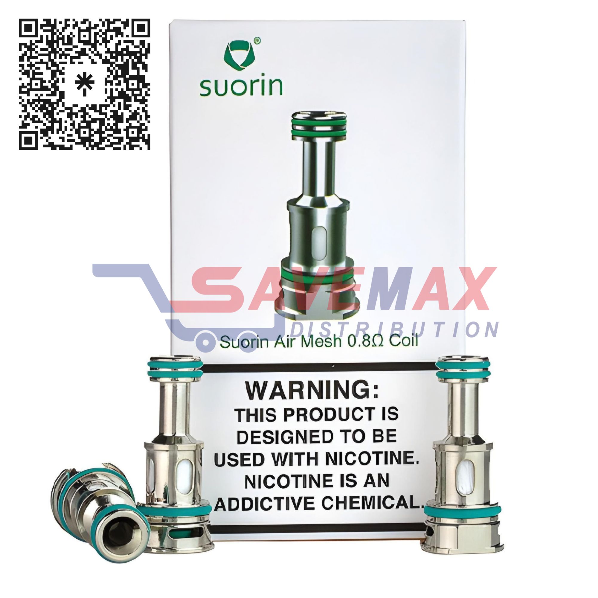 S00695 SUORIN AIR MESH 0.8 COILS 3CT - Image 1