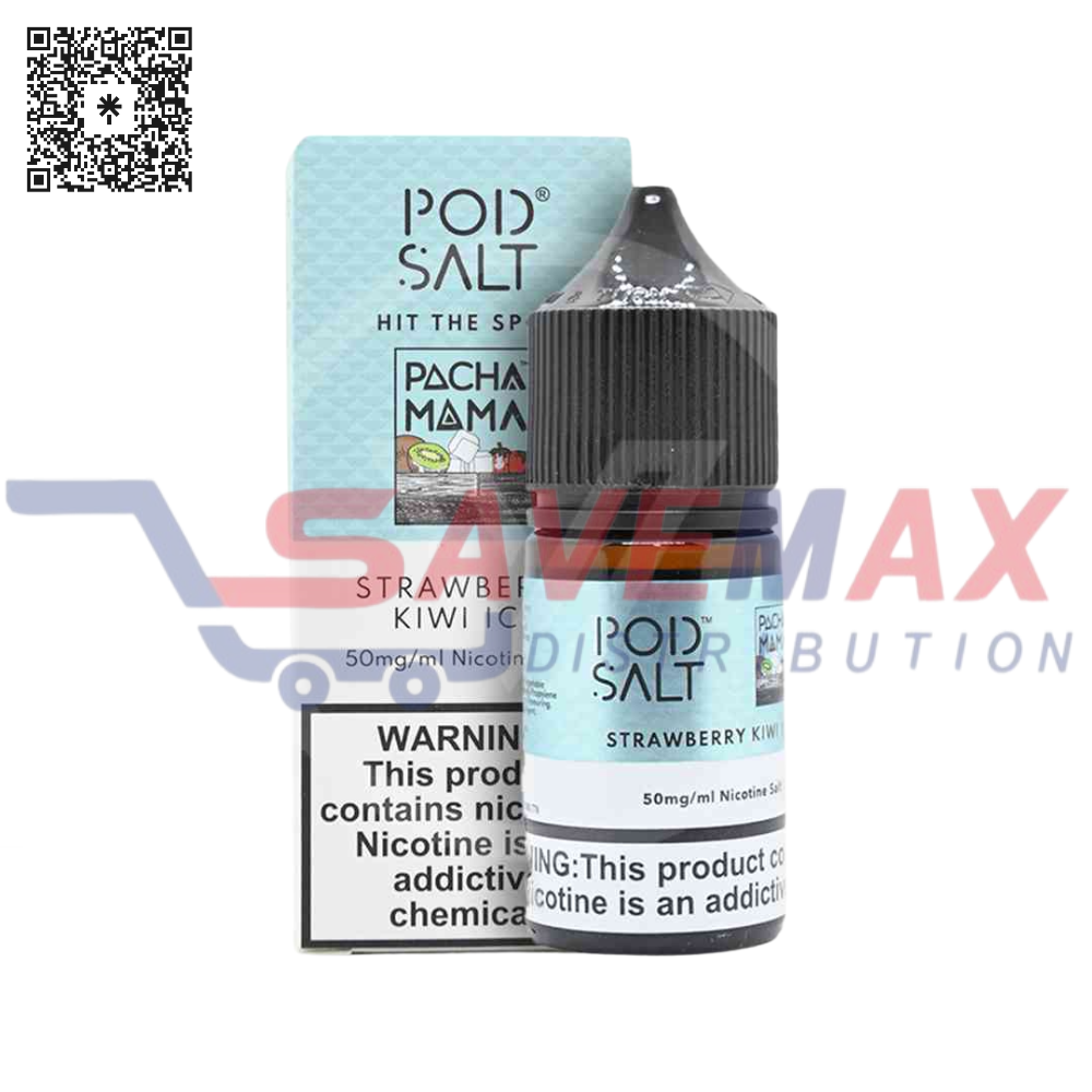 S00877 PACHA MAMA STRAWBERRY KIWI ICE 30ML 50MG - Image 1