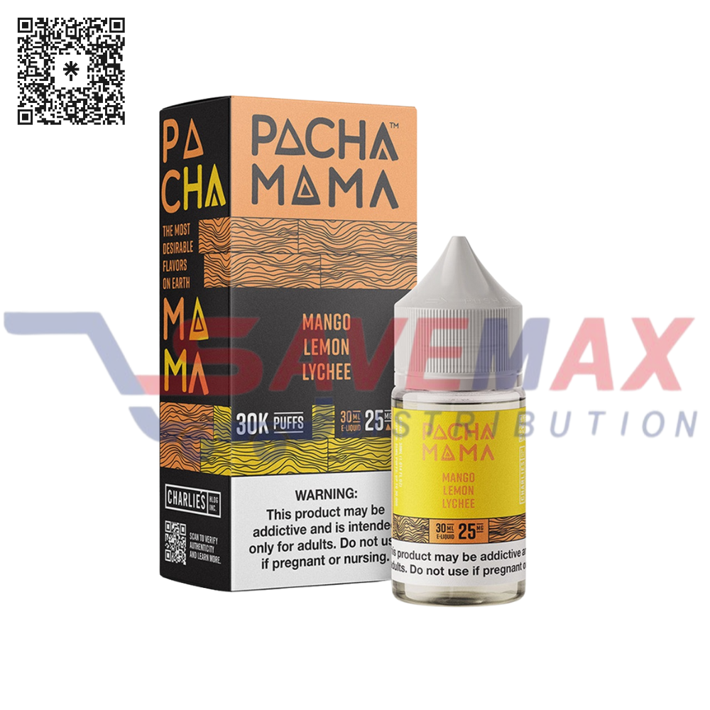 S00881 PACHA MAMA MANGO LEMON LYCHEE 30ML 50MG - Image 1