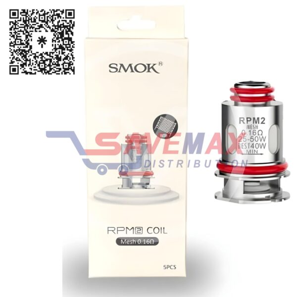 SMOK RPM 2 MESH 0.16 COILS 5CT