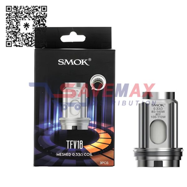 SMOK TFV18 MESH 0.33 COIL 3CT
