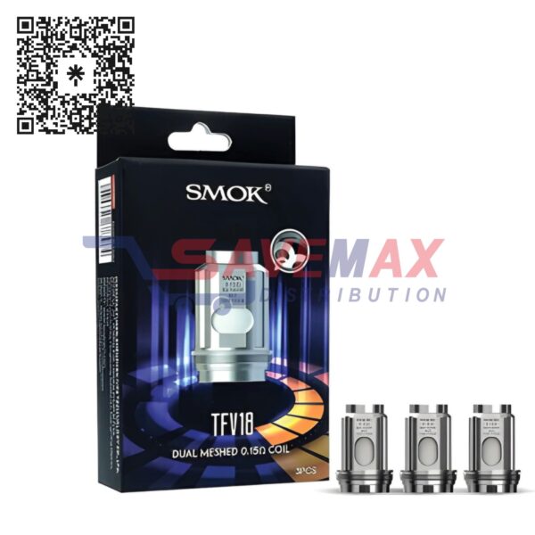 SMOK TFV18 DUAL MESH 0.15 COIL 3CT