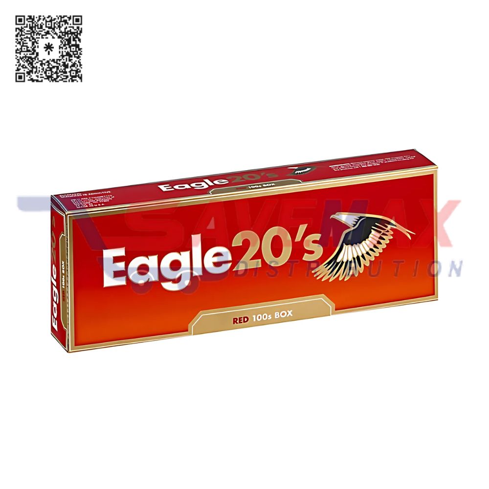 S00973 EAGLE 20'S RED 100 BX FSC 10 PK - Image 1