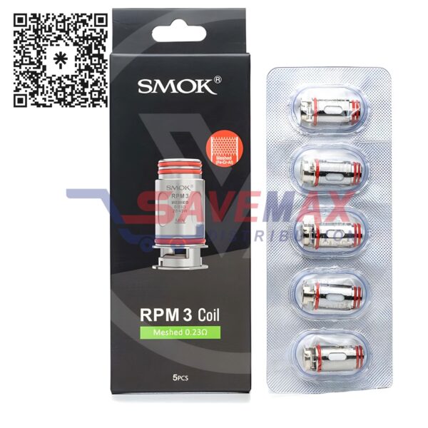 SMOK RPM 3 MESH 0.15 COILS 5CT