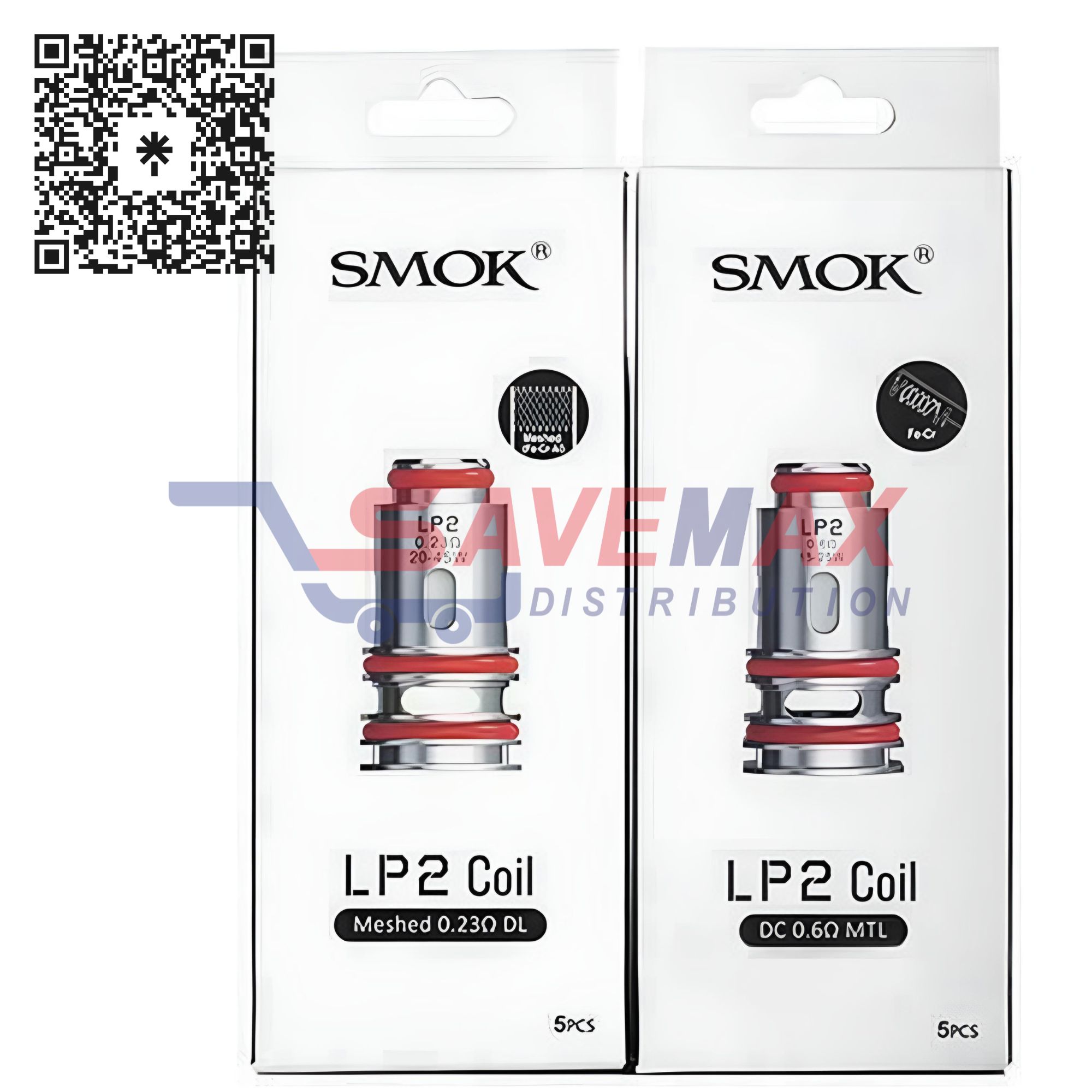S01092 SMOK LP2 DC 0.6 MTL COIL 5CT - Image 1