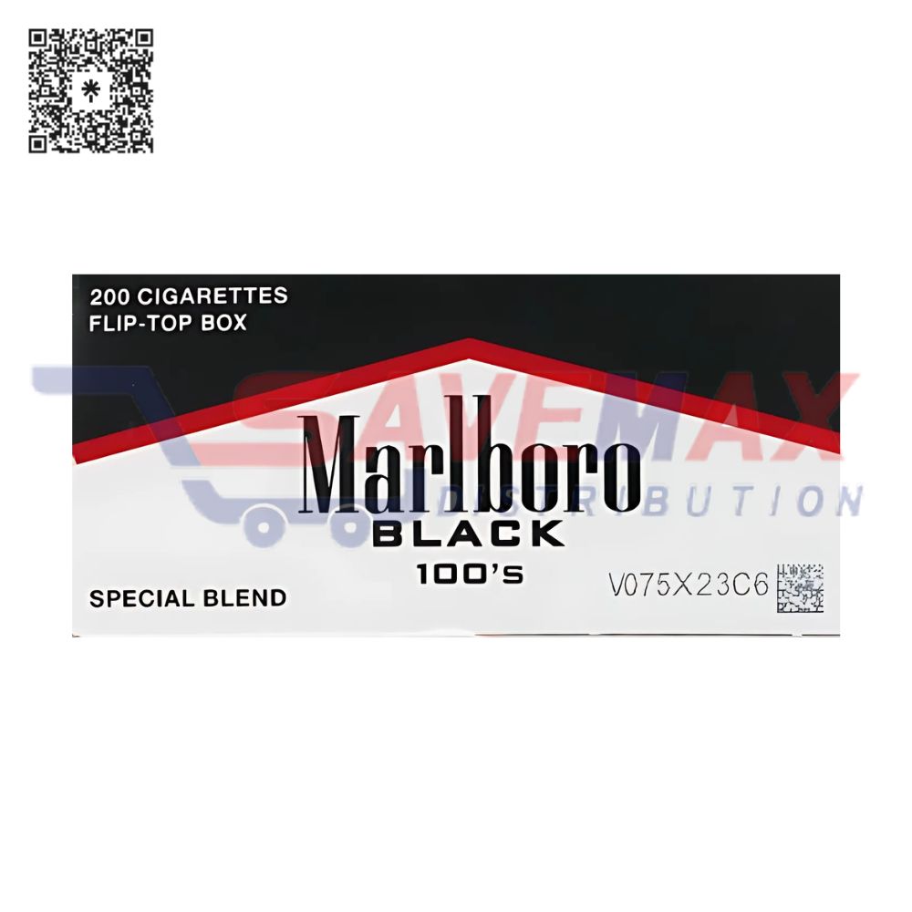 S01125 MARLBORO SB BLACK RED 100S BX FSC 10PK - Image 1