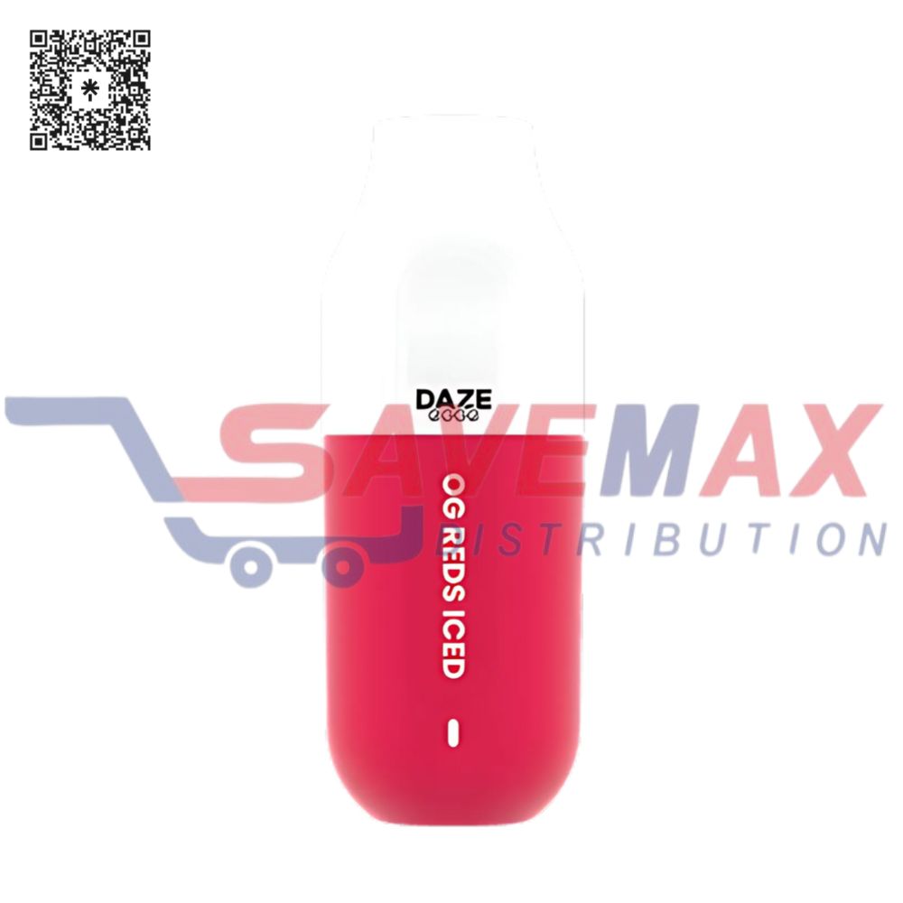 S01146 DAZE EGGE OG RED ICED DISPO 5% 10CT - Image 1