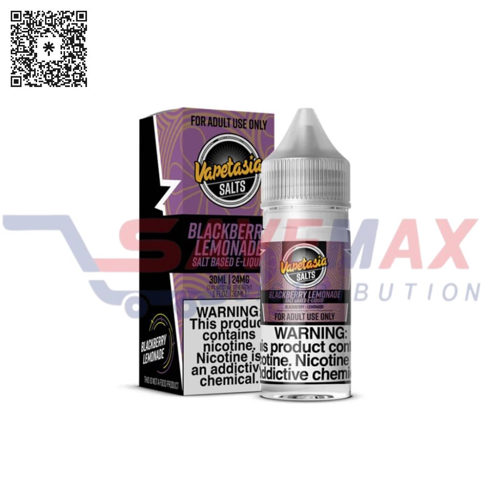 S01269 VAPETASIA ICED BLACKVERRY LEMONADE 30ML 48MG SALT NIC - Image 1