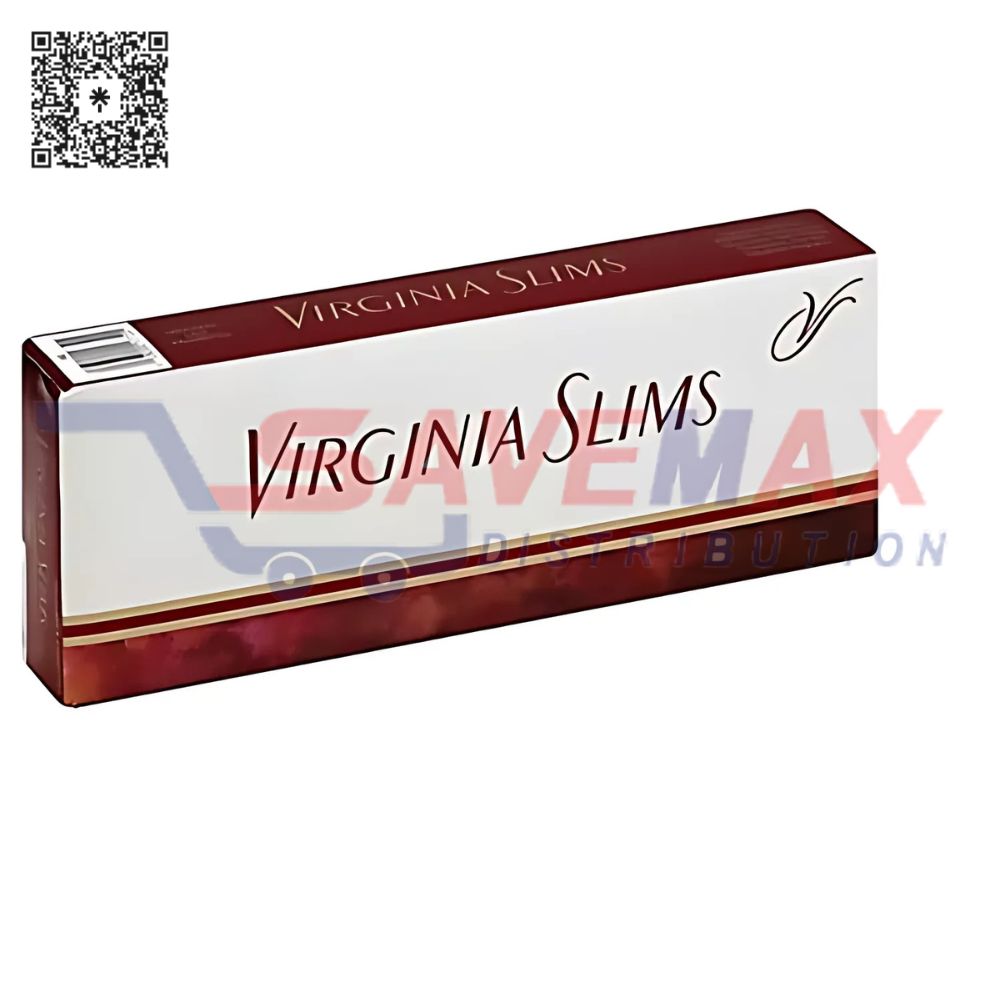S01347 VIRGINIA SLIM RED 100S BX FSC 10 PK - Image 1