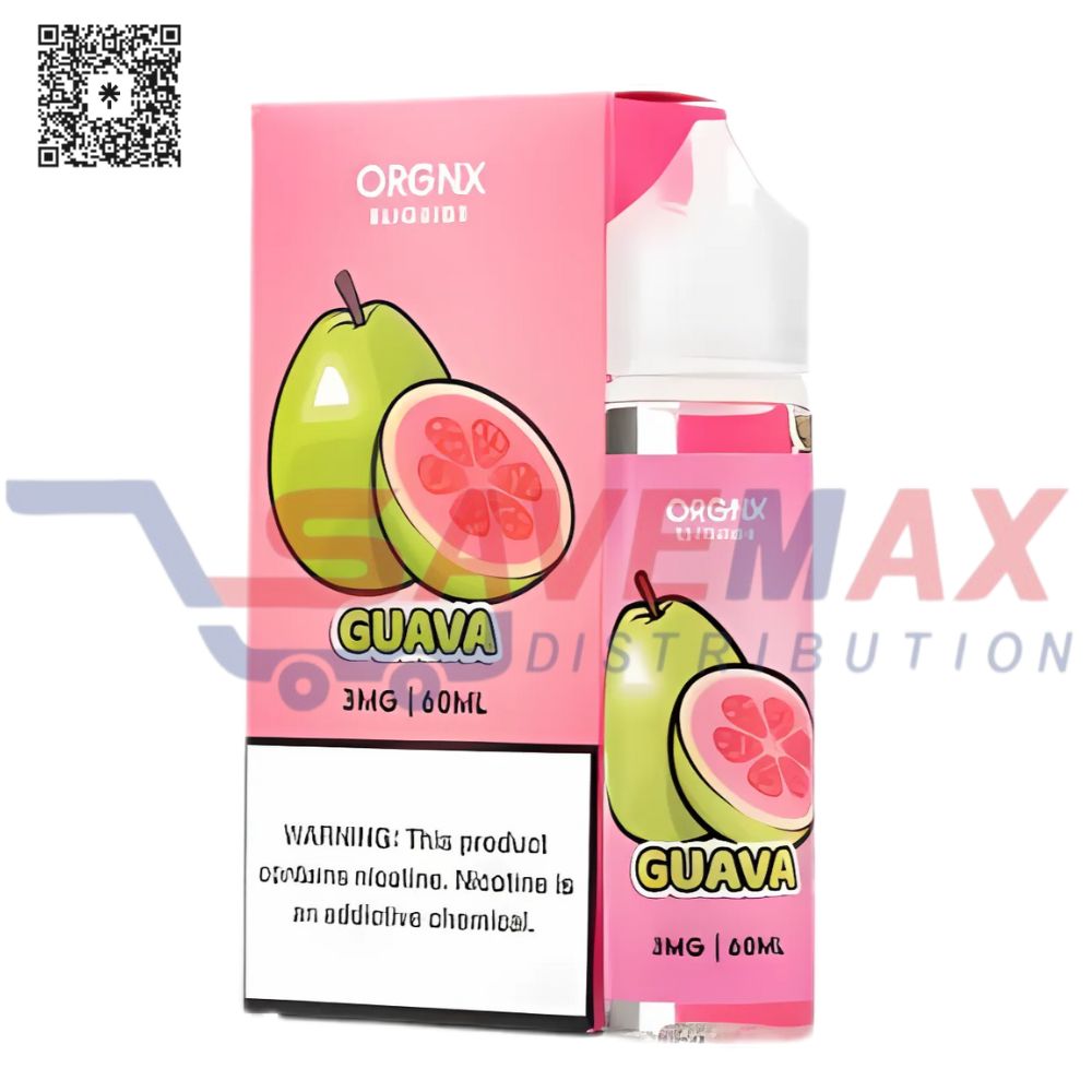 S01386 ORGNX GUAVA 60ML 6MG - Image 1