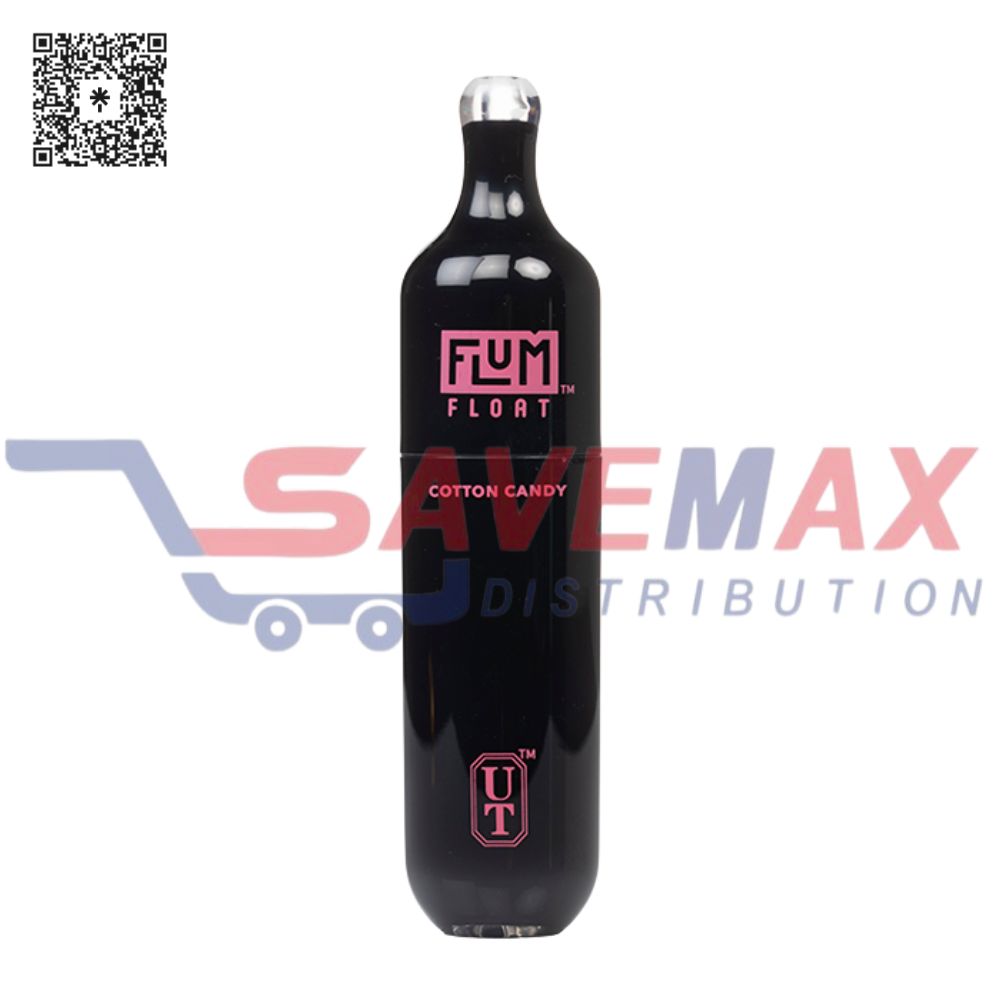 S01539 FLUM FLOAT DISP COTTON CANDY 3000 PUFFS 5% 10CT - Image 1