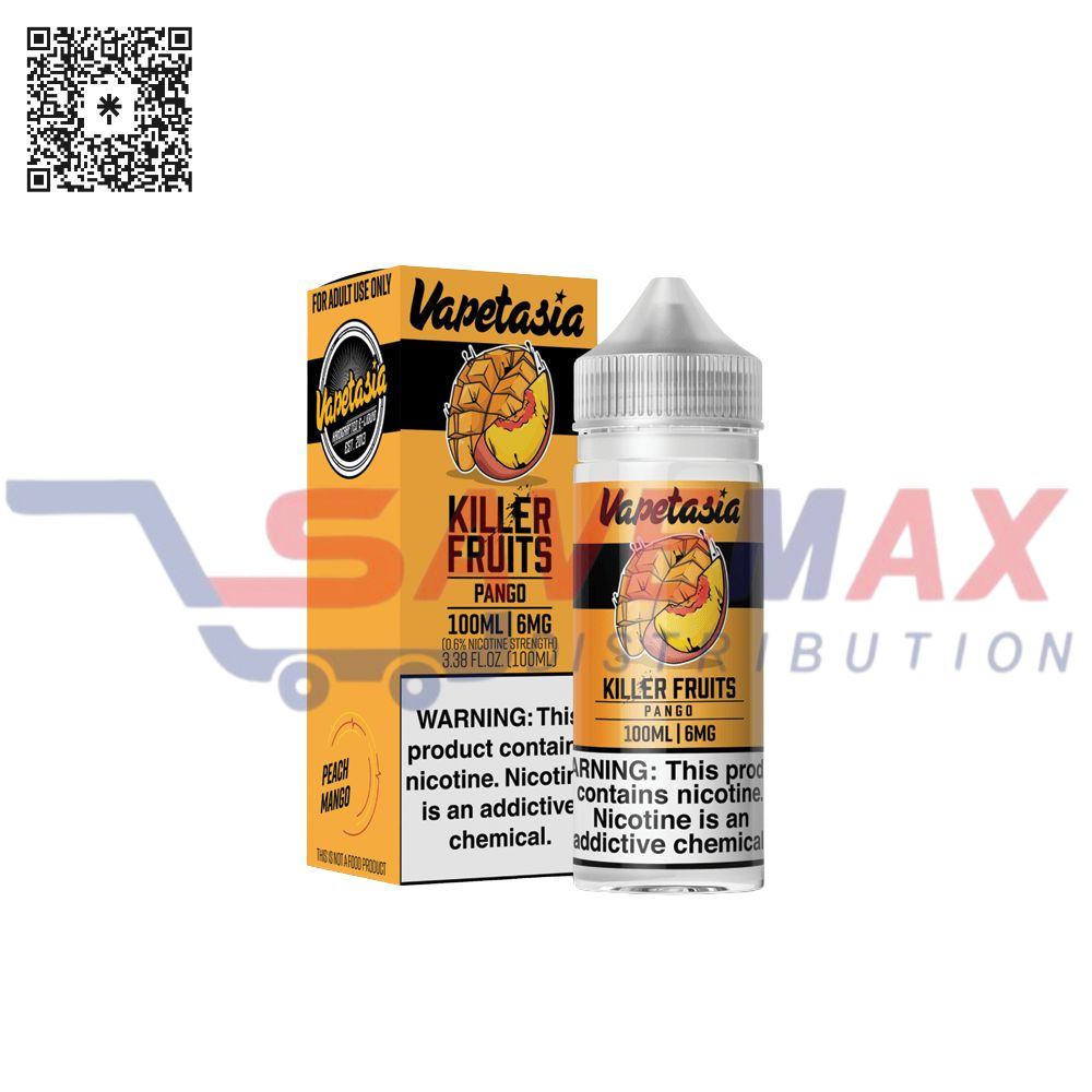S01572 VAPETASIA KILLER FRUITS PANGO 100ML 3MG - Image 1