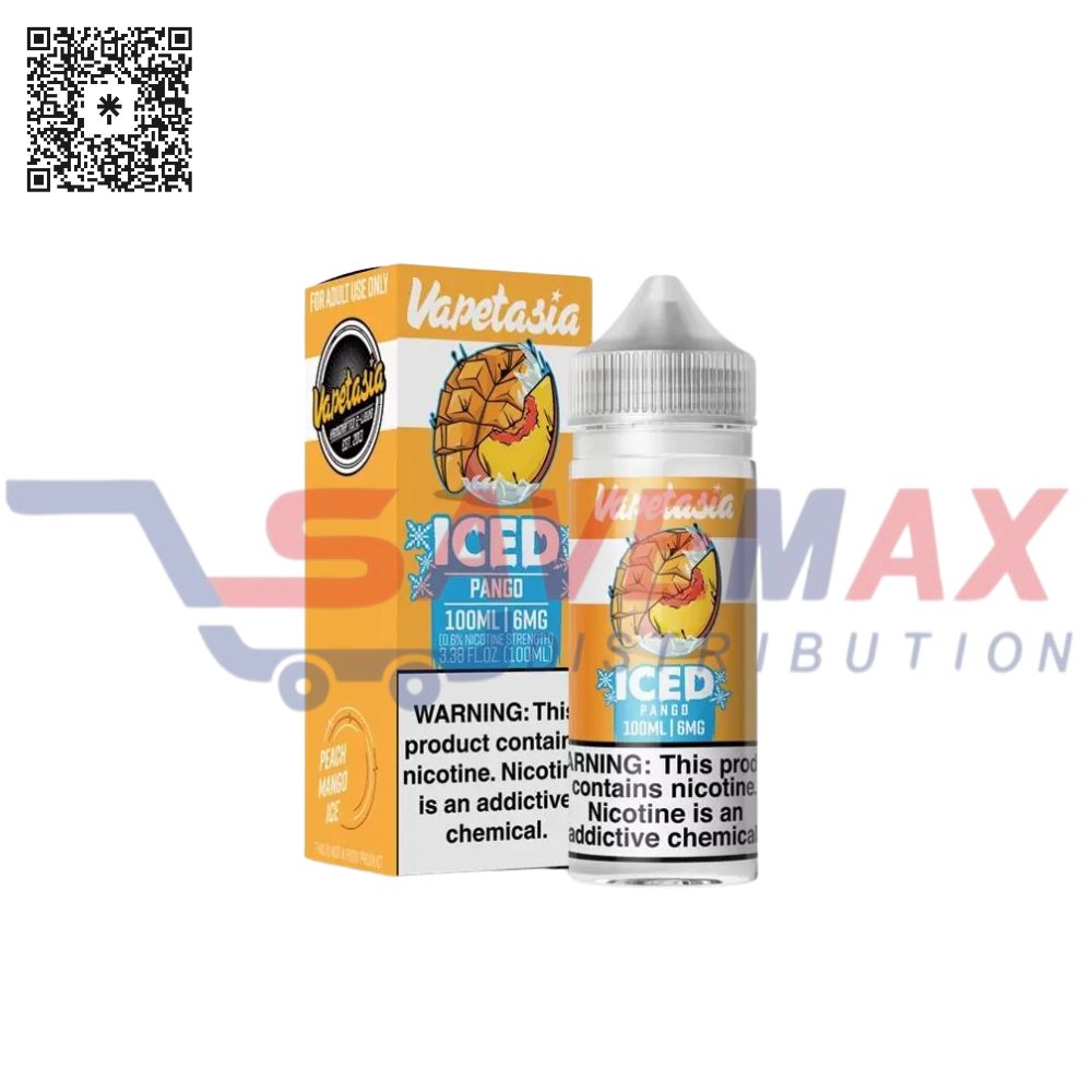 S01576 VAPETASIA ICED PANGO 100ML 6MG - Image 1