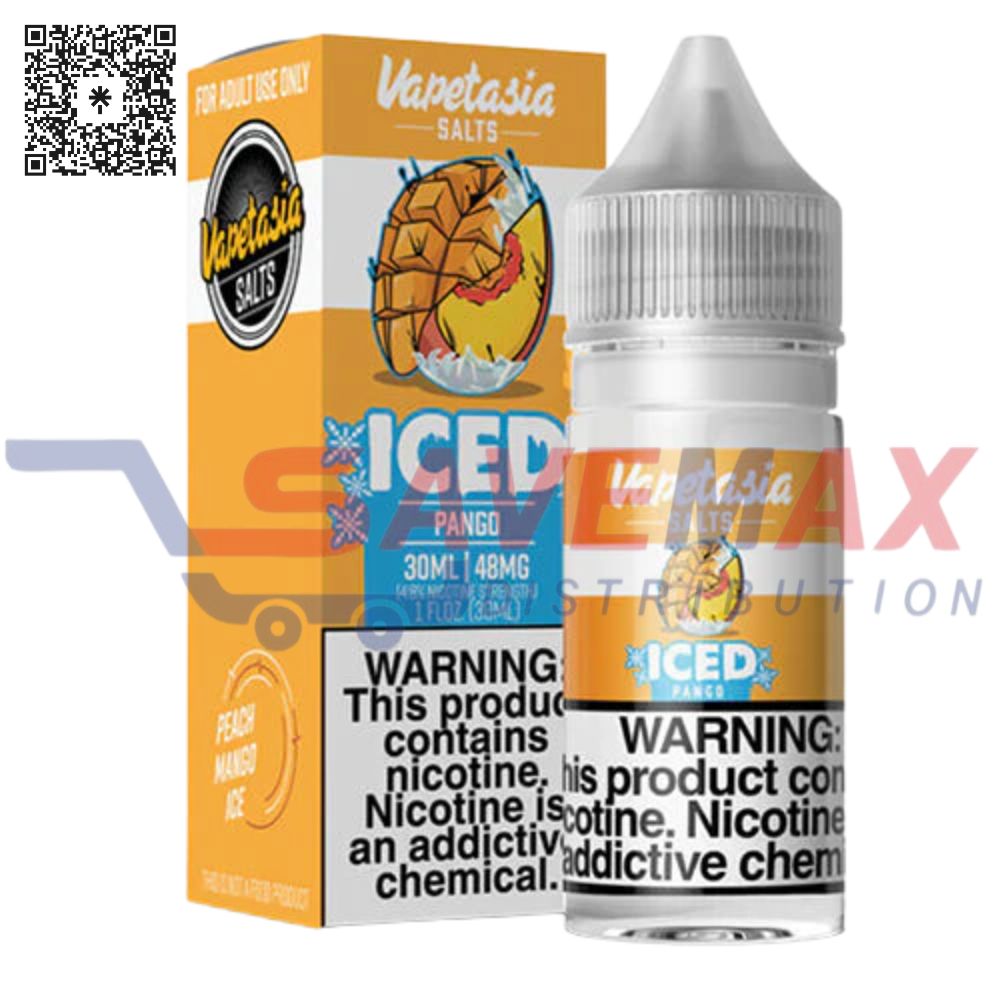 S01620 VAPETASIA ICED PANGO 30ML 48MG SALT NIC - Image 1