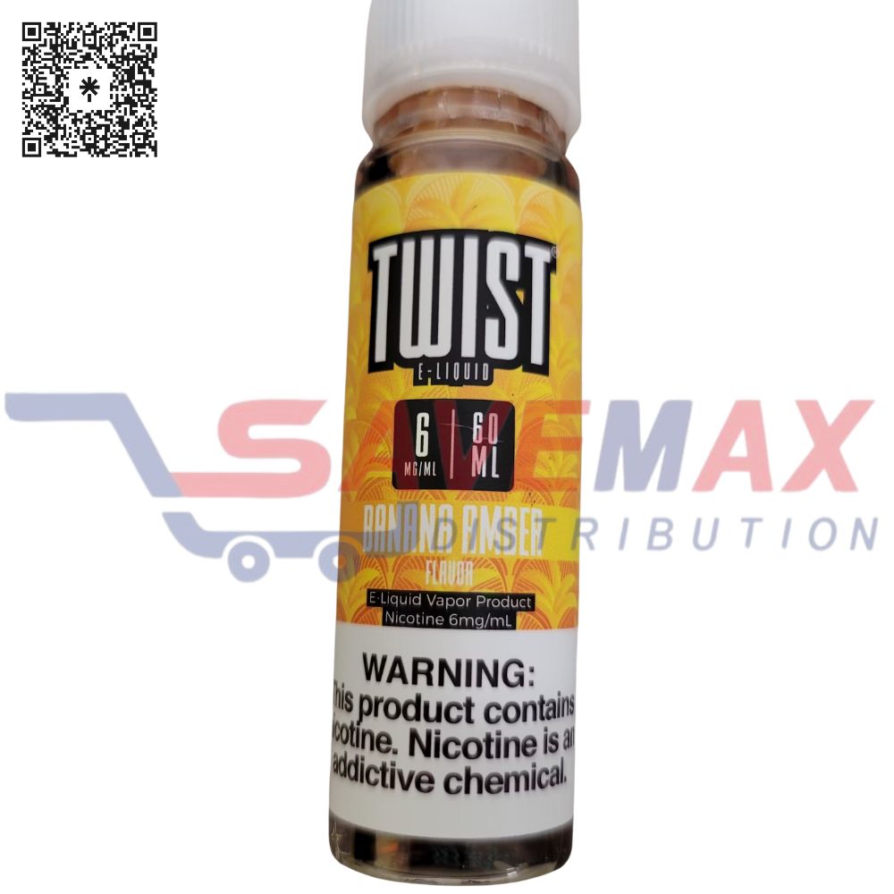 S01648 TWIST BANANA AMBER 60ML 6MG - Image 1