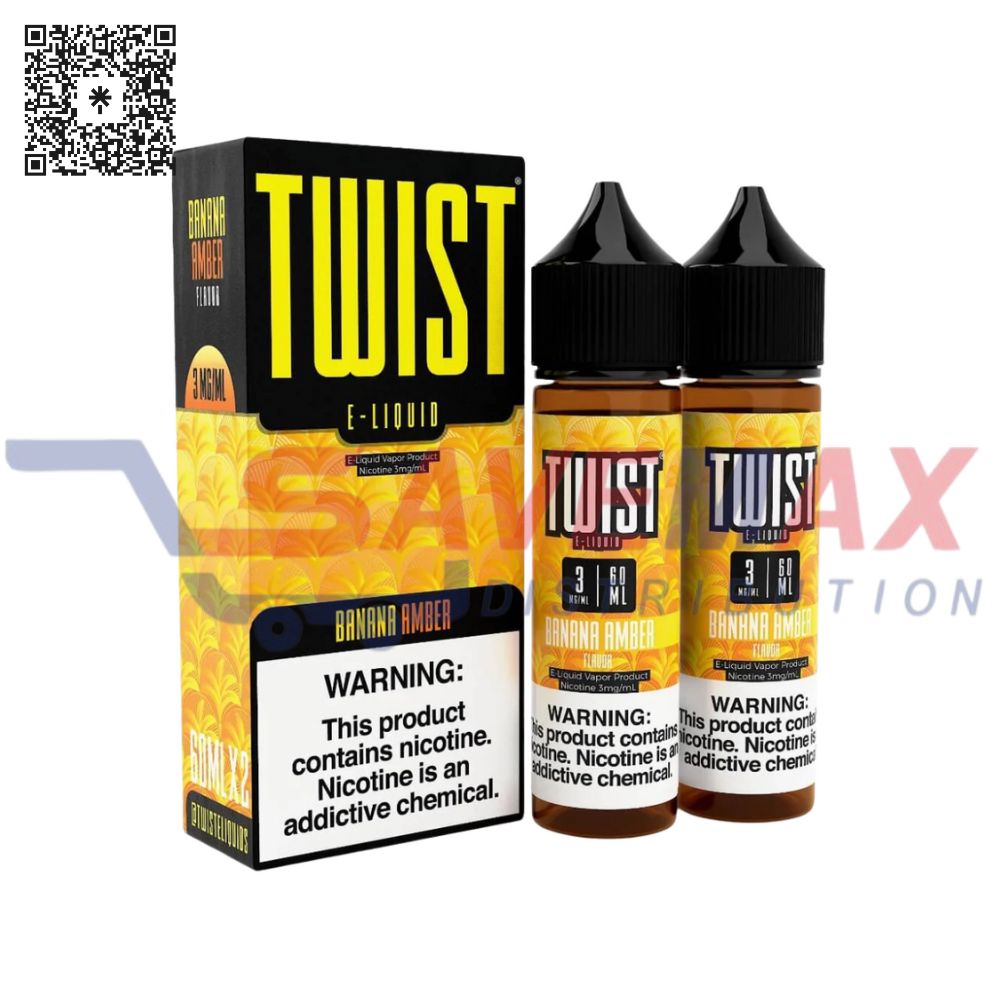 S01649 TWIST BANANA AMBER 60ML 3MG - Image 1