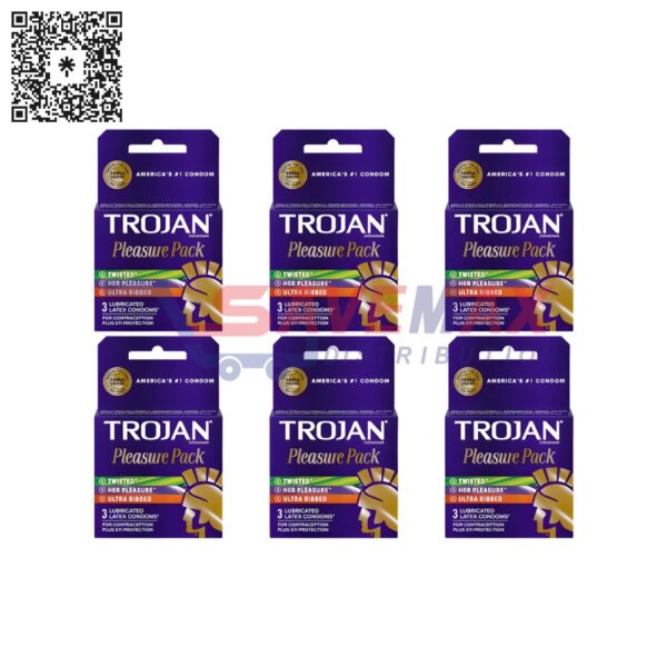 TROJAN PLEASURE PACK 6/3 CT