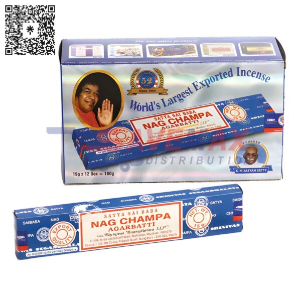 NAG CHAMPA INCENSE BLUE 12 CT 15G