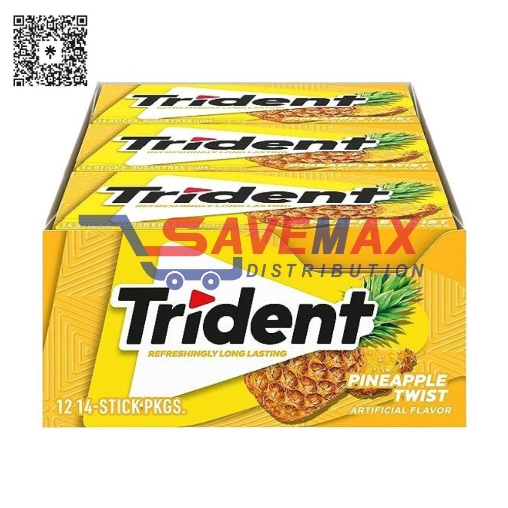 S01729 TRIDENT PINEAPPLE TWIST 12CT/14ST - Image 1