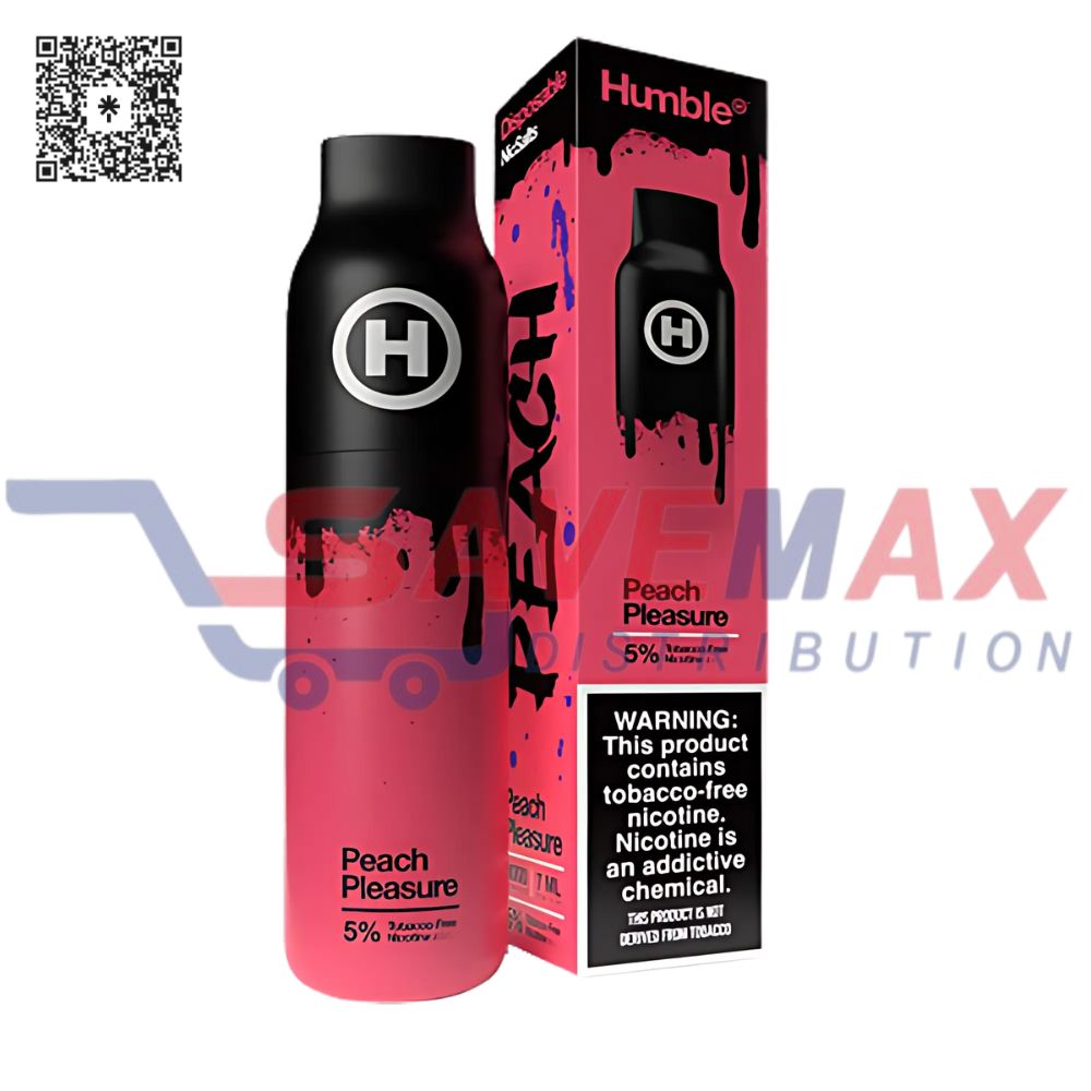 S01771 HUMBLE DISPOS NICSALT 3000 PUFFS PEACH BERRY - Image 1
