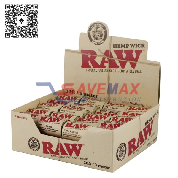 RAW HEMP WICK 10FT/40CT