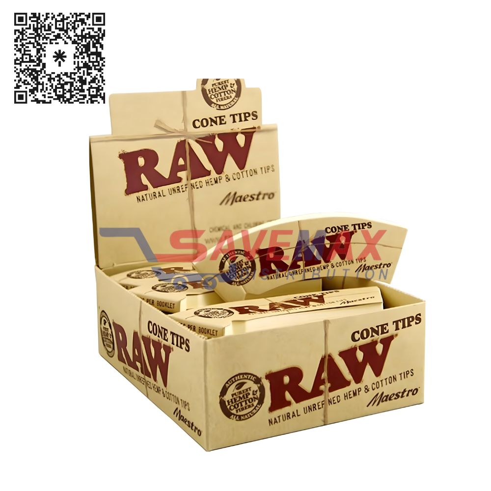 S01800 RAW MAESTRO CONCICAL TIPS 24/BX - Image 1
