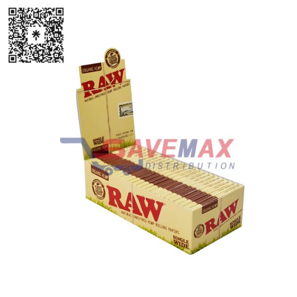 RAW ORGANIC SINGL WIDE 25 CT