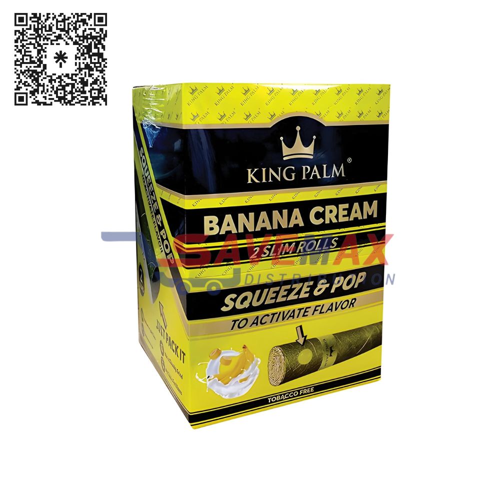 S01867 KING PALM BANANA CREAM 2 SLIMS 20 CT - Image 1