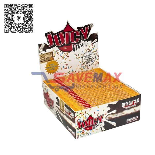 JUICY JAYS BIRTHDAY CAKE KING SIZE SUPREME  24CT