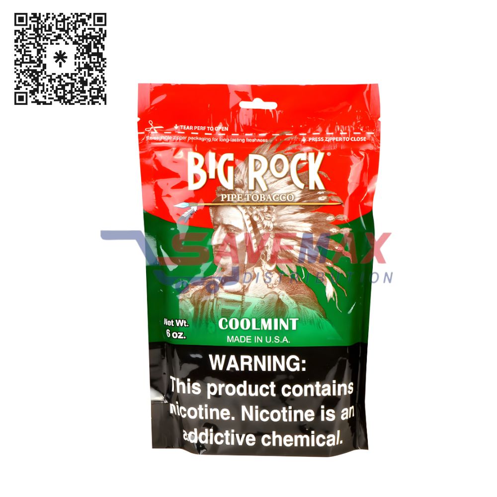 S01901 BIG ROCK TOBACCO COOLMINT 6OZ - Image 1