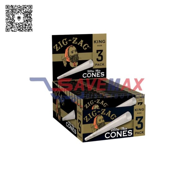 ZIG-ZAG CONES KING SIZE 3 CONES