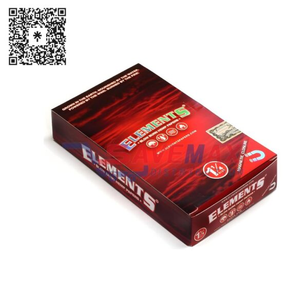 ELEMENTS PAPERS RED 1 1/4 25 CT