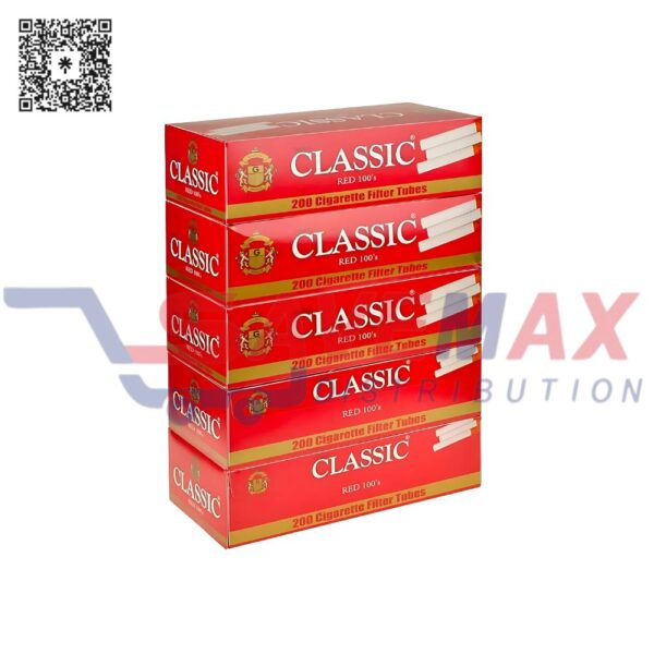 CLASSIC TUBES RED 100MM 200CT