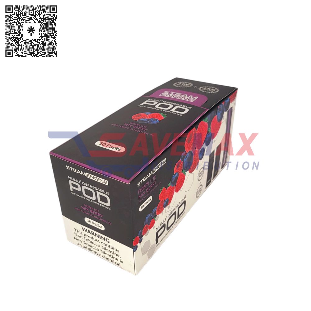 S02118 NUNU POD LYCHEE 2800 PUFFS 10CT - Image 1
