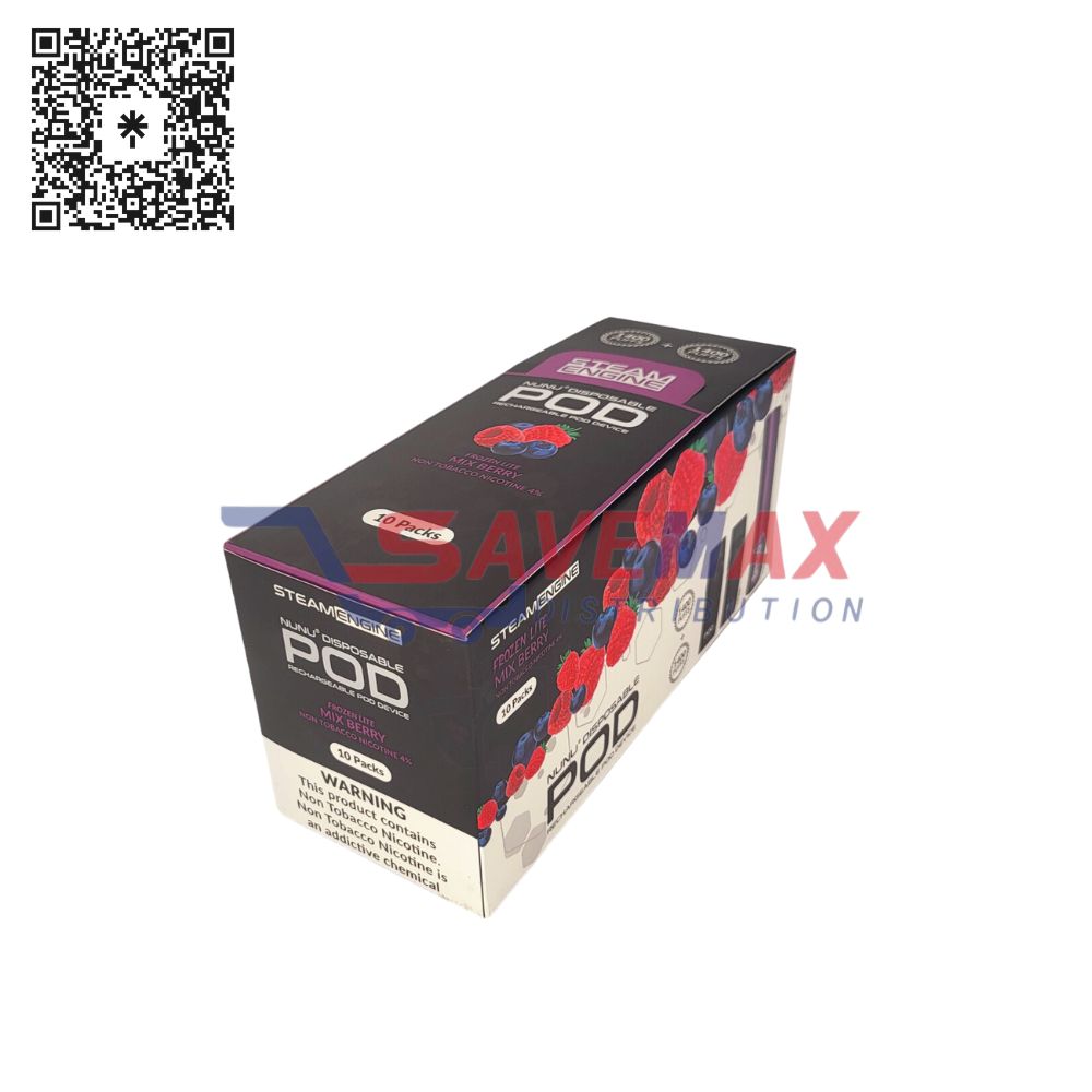S02120 NUNU POD MIX BERRY 2800 PUFFS 10CT - Image 1